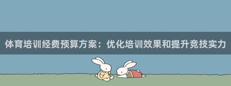 焦点娱乐如何注册账号登录：体育培训经费预算方案：优化