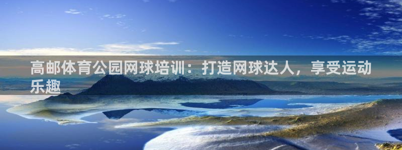 焦点娱乐加速器下载安装：高邮体育公园网球培训：打造网